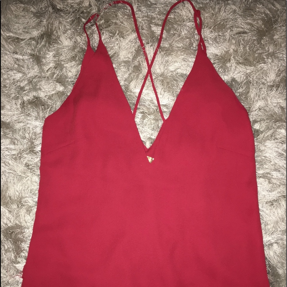 H&M red top